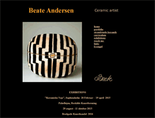 Tablet Screenshot of beate-andersen.dk